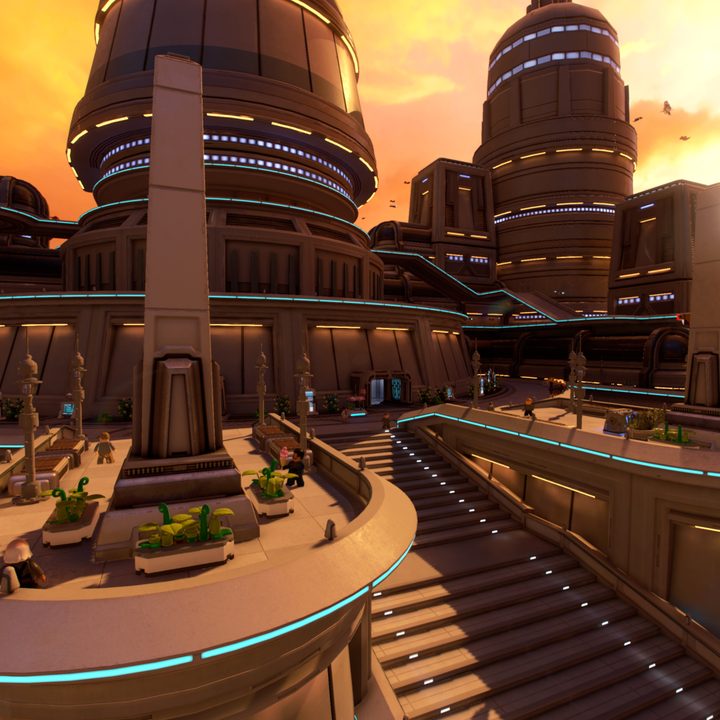 One of Lego Star Wars: The Skywalker Saga's many hubs is Cloud City on Bespin.