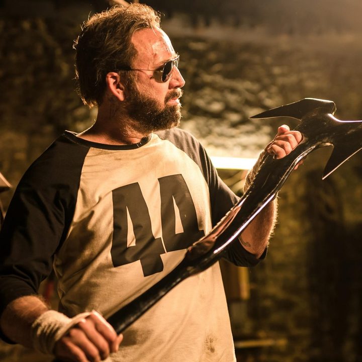 Nicolas Cage stars in Mandy directed by Panos Cosmatos.