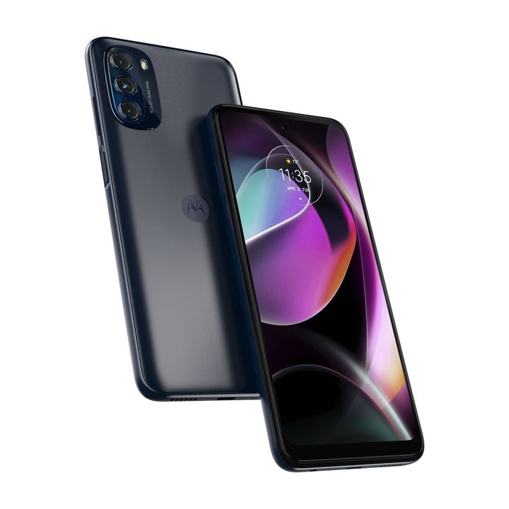 Front and rear view of Moto G 5G.