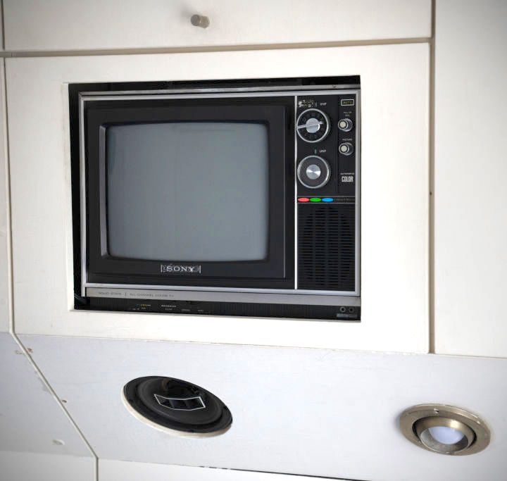 Interior of the Nakagin Capsule tower.