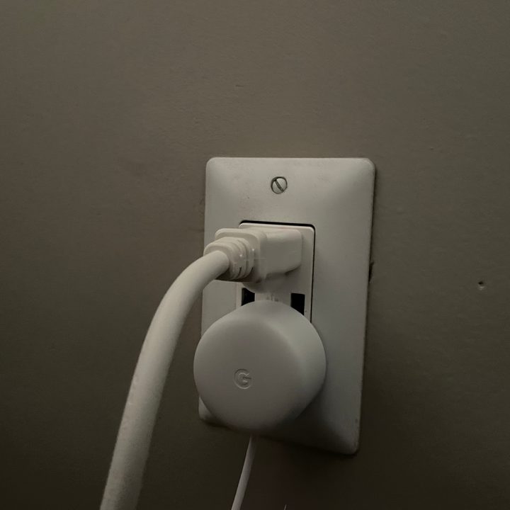 The Nest plug takes up too much space.
