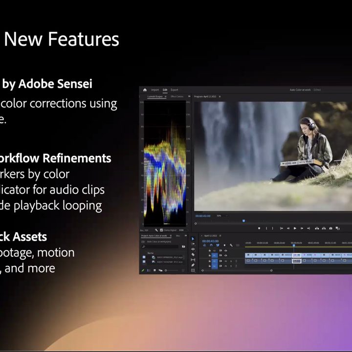 Adobe Sensei will help with color corrections by using A.I.