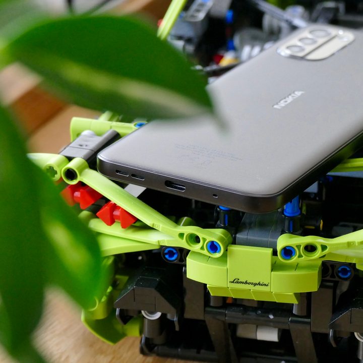 The Nokia G11's battery charging port.