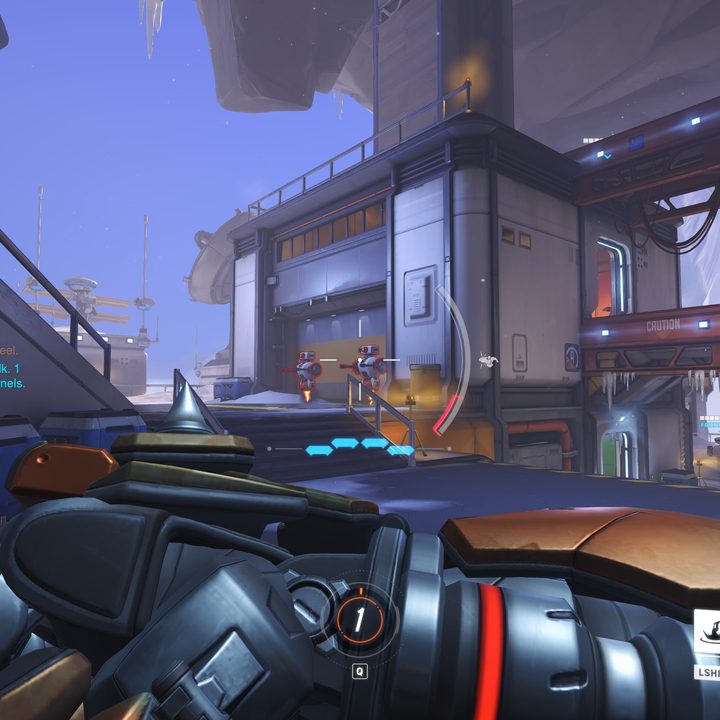 Doomfist blocking damage in Overwatch 2.