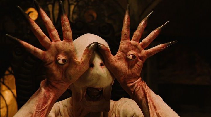 A still of Pale Man in Pan's Labyrinth.