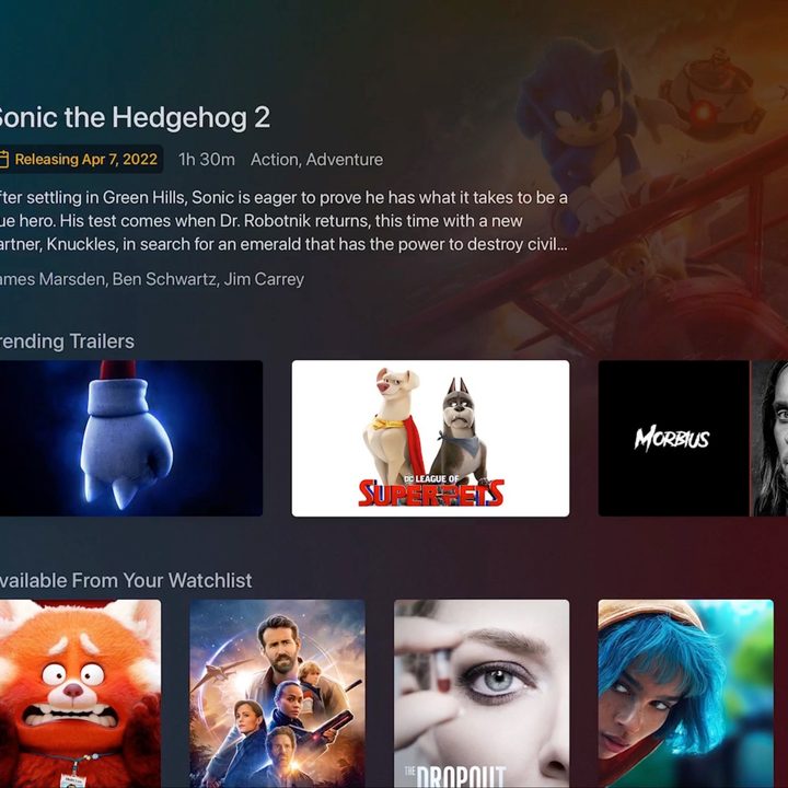 Plex Discovery screen.