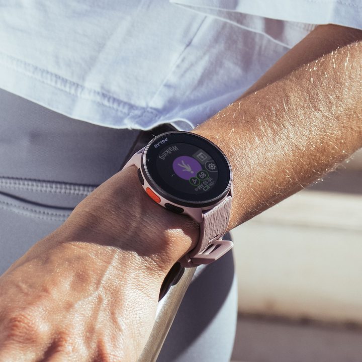 Polar Pacer smartwatch on a wrist.