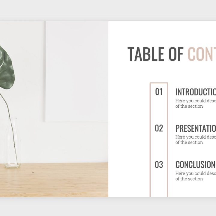 Create earth color PowerPoint template.
