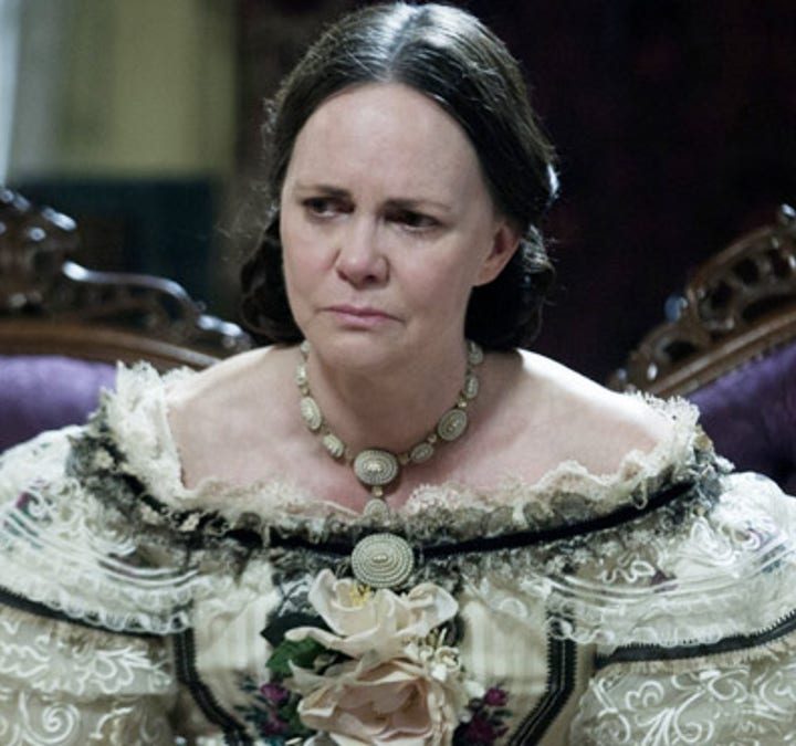 Sally Field in Lincoln.