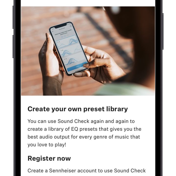 Sennheiser Smart Control app.