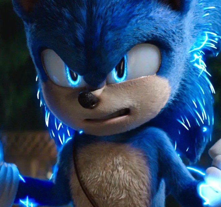 Sonic gets ready to battle in Sonic the Hedgehog 2.
