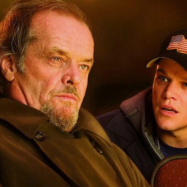 Jack Nicholson and Matt Damon star in The Departed, directed by Martin Scorsese.