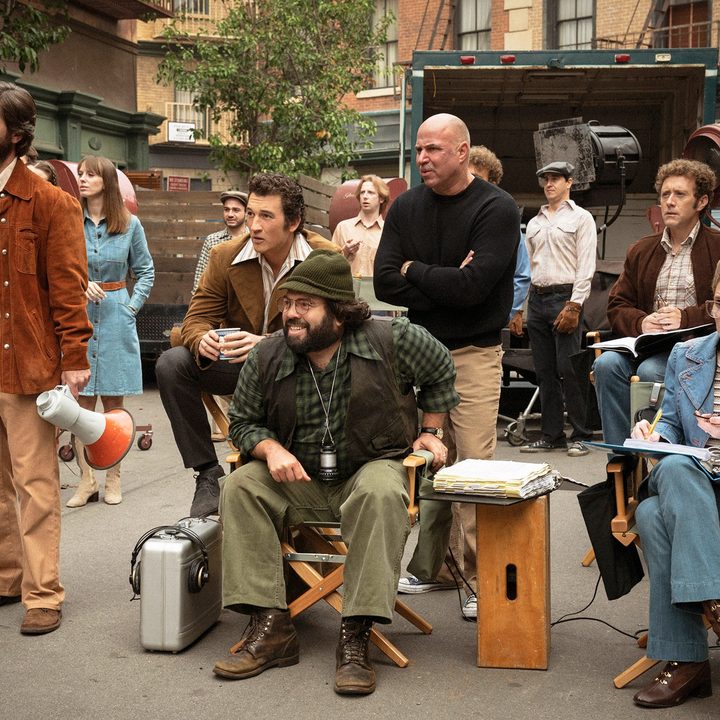 Dan Fogler as Francis Ford Coppola shoots The Godfather in The Offer.