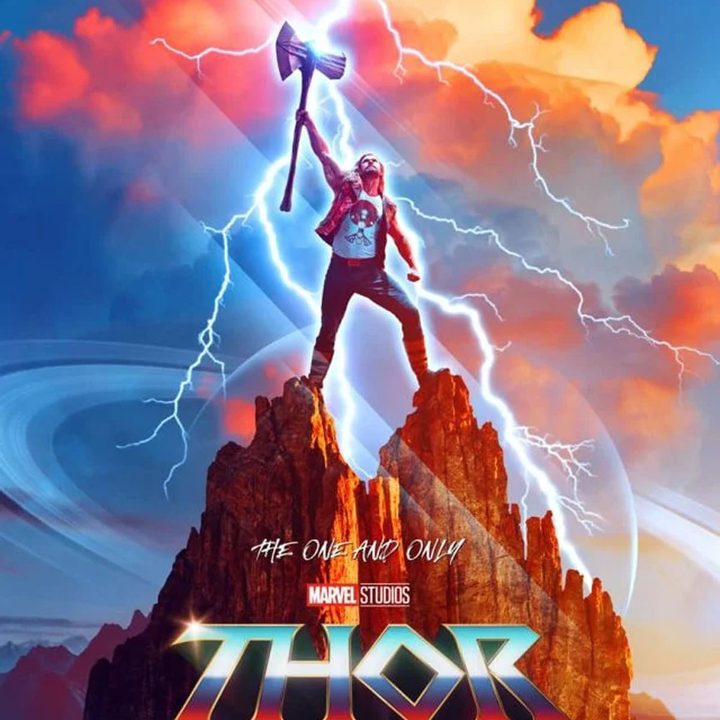 The first poster for Thor: Love and Thunder.