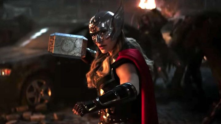 Natalie Portman in Thor: Love and Thunder.