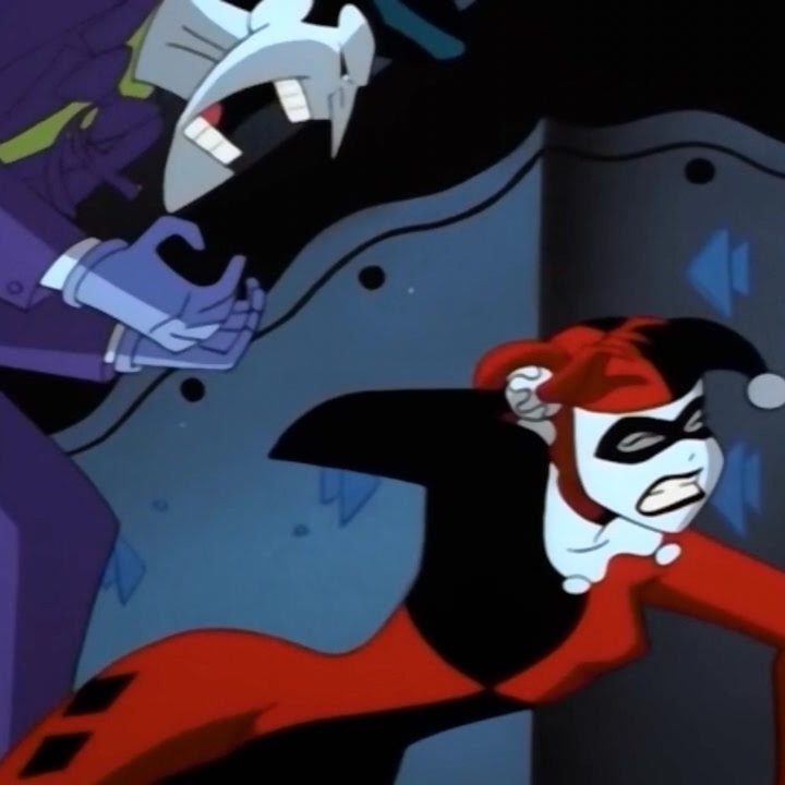 Joker berating Harley in Mad Love.