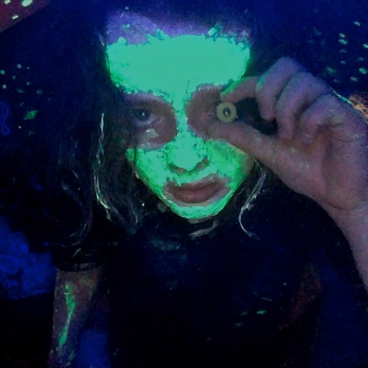 Anna Cobb goes bogeywoman for her webcam fans.