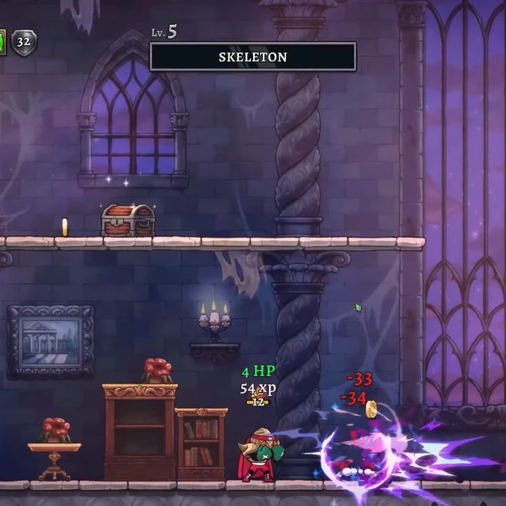 A boxer punches an enemy.