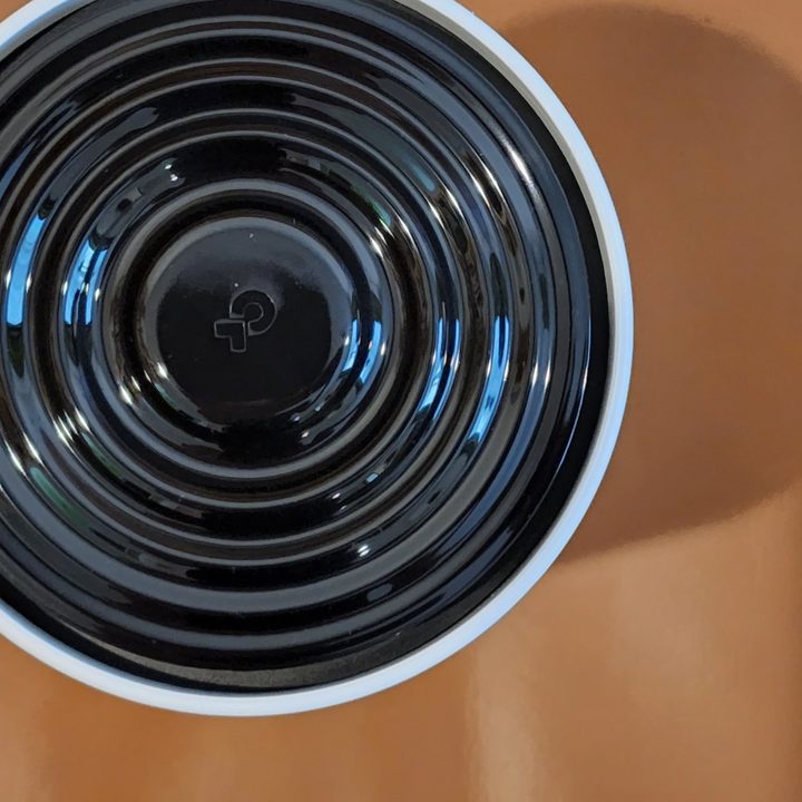 The top of the TP-Link Deco XE75 router.