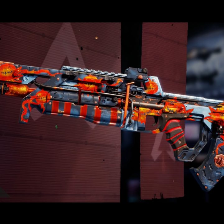 A decorated VK-47 Flatline rifle.