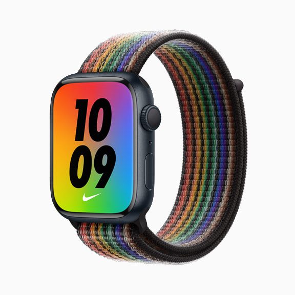 The Apple Watch Pride 2022 edition.