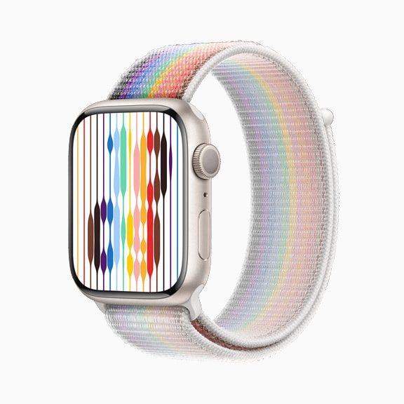The Apple Watch Pride 2022 edition.