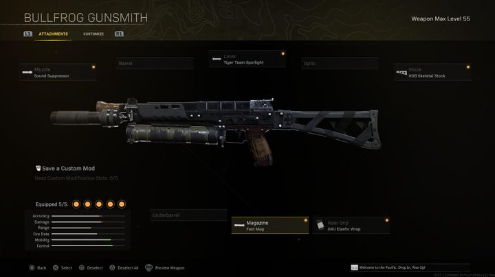 Bullfrog SMG in Warzone.