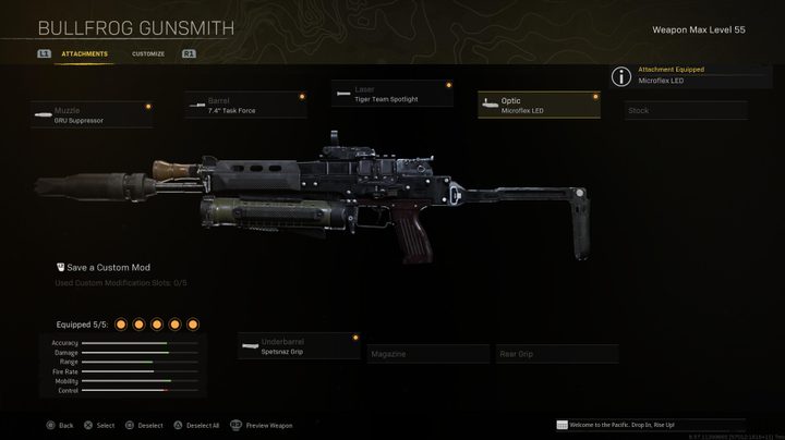Bullfrog SMG in Warzone.