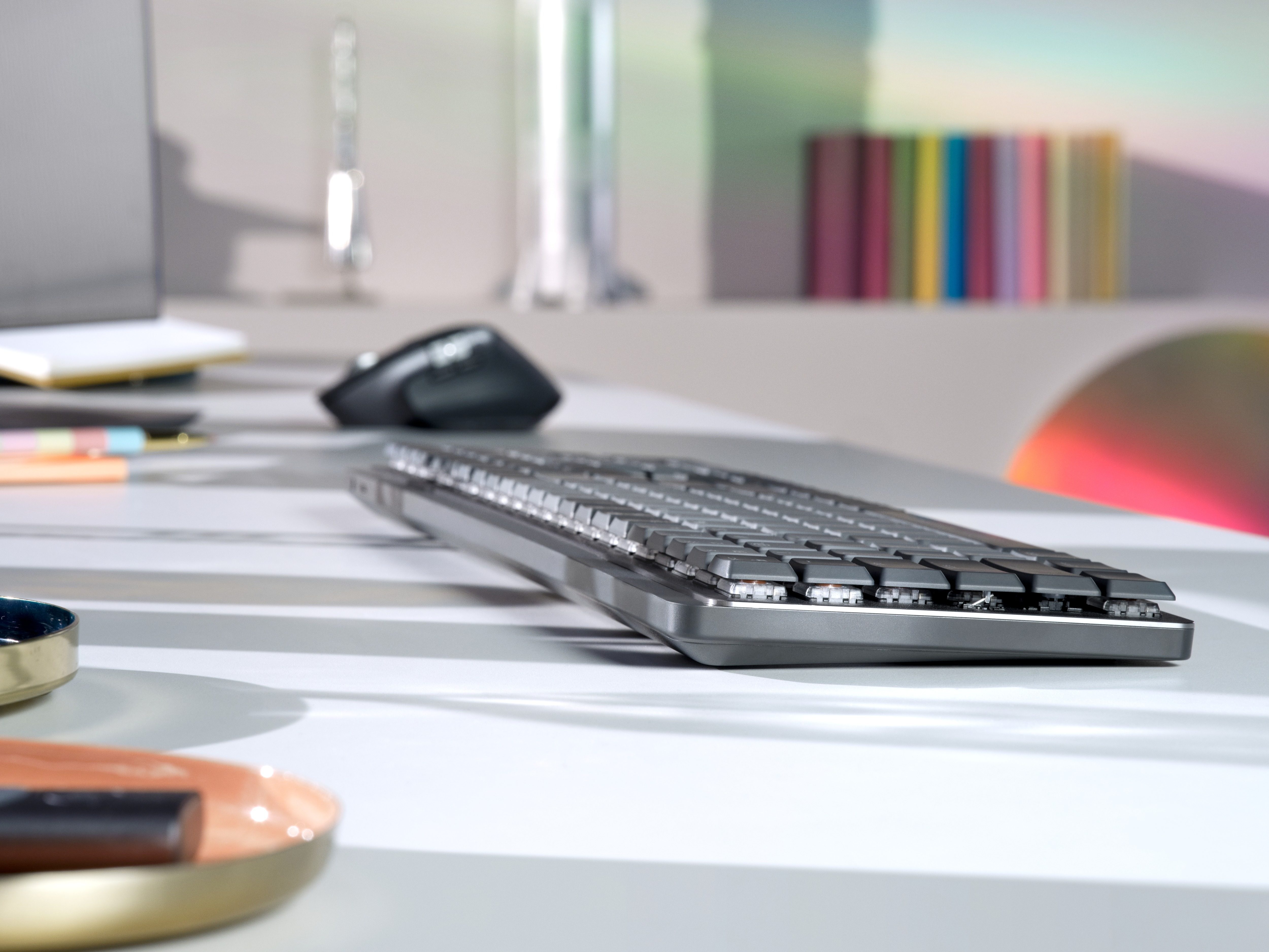 MX Mechanical keyboard from the top left corner.