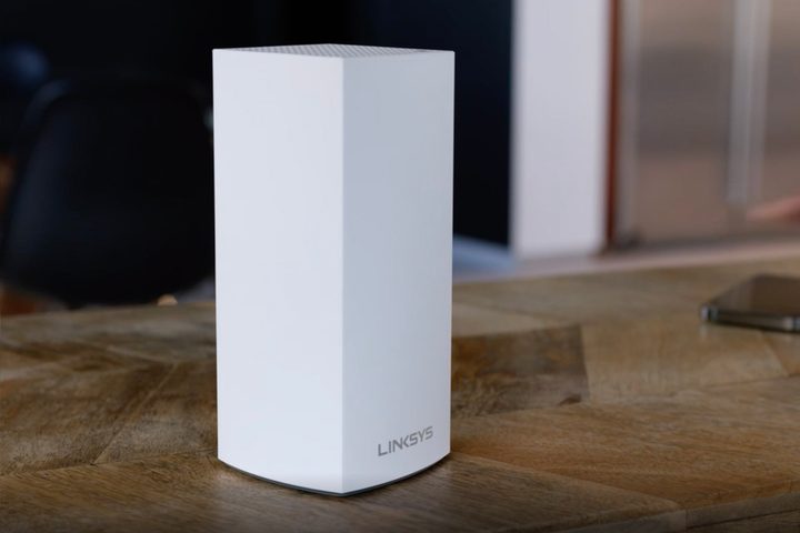 The Linksys Atlas 6 dual-band mesh WiFi 6 router.