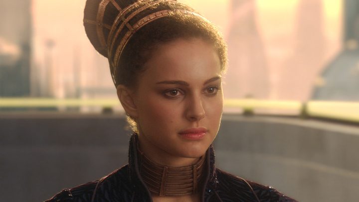 Padme Amidala stares