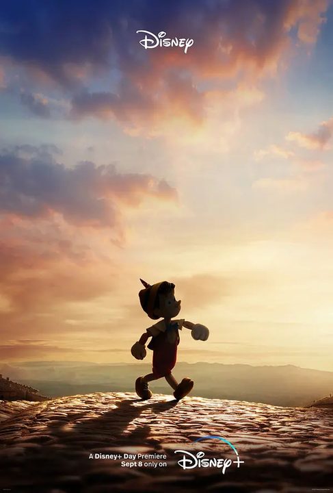 The first poster for Pinocchio.