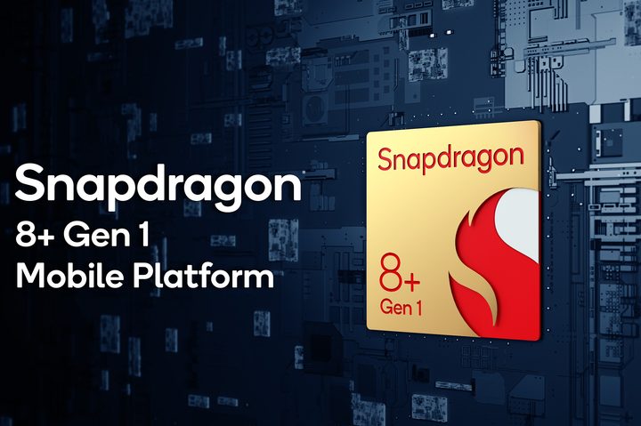 Digital render of Qualcomm Snapdragon 8 Plus Gen 1 chipset.