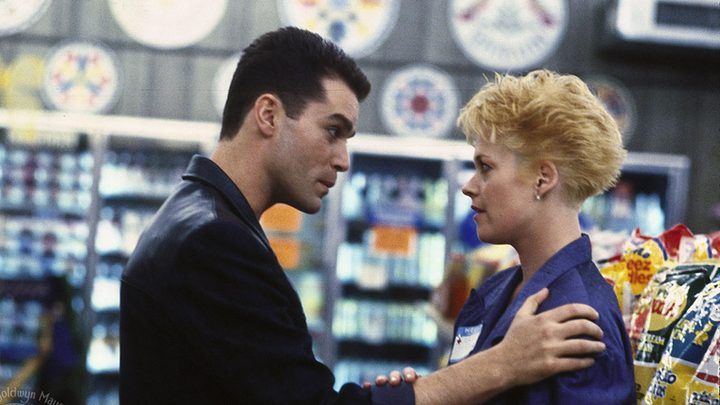 Ray Liotta and Melanie Griffith in Something Wild.