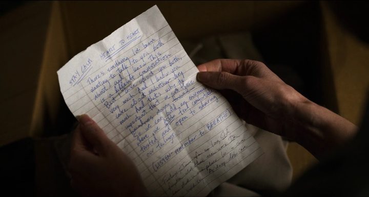 Hopper's letter in Stranger Things.