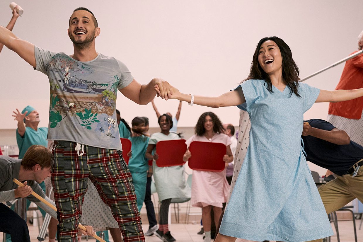 Frenchie and Kimiko dancing in an episode of The Boys Season 3