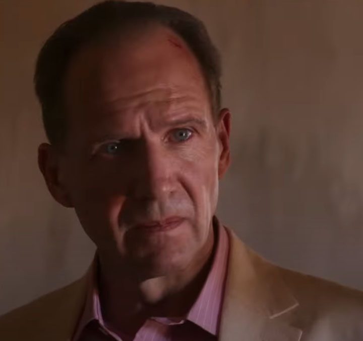 Ralph Fiennes in The Forgiven.