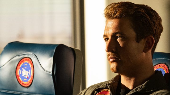 Miles Teller in Top Gun: Maverick.