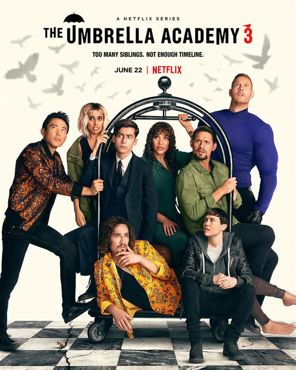 The cast of The Umbrella Academy.