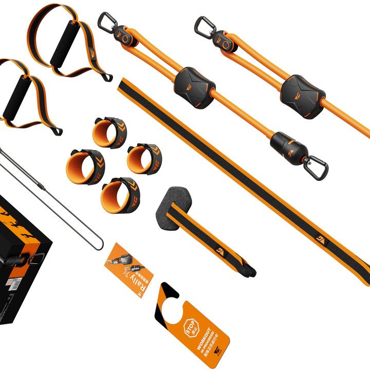 WeGym Rally X smart resistance bands kit.