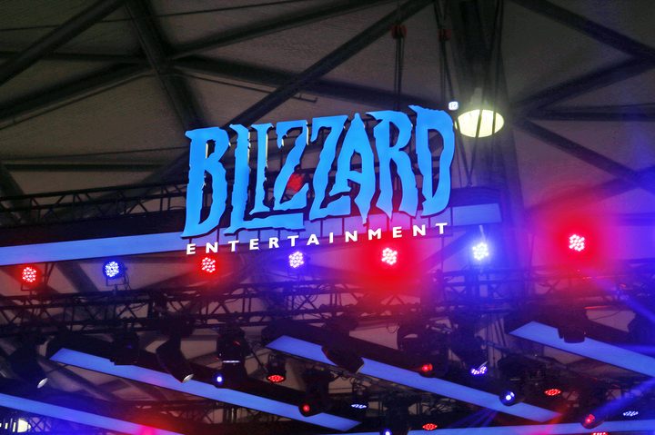 The Blizzard Entertainment booth at Chinajoy China Digital Interactive Entertainment Expo.