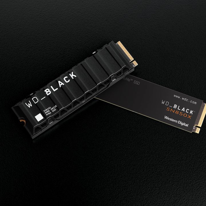Western Digital WD_Black SN850X NVMe SSD.