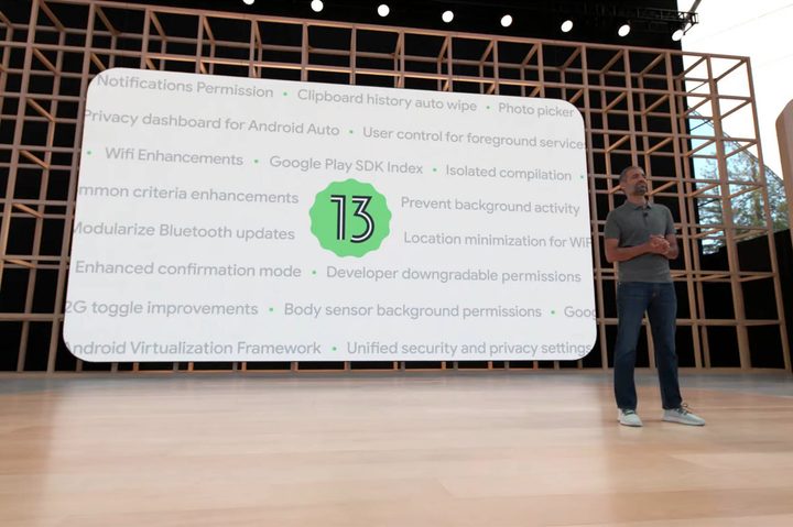 Android 13 at Google I/O.