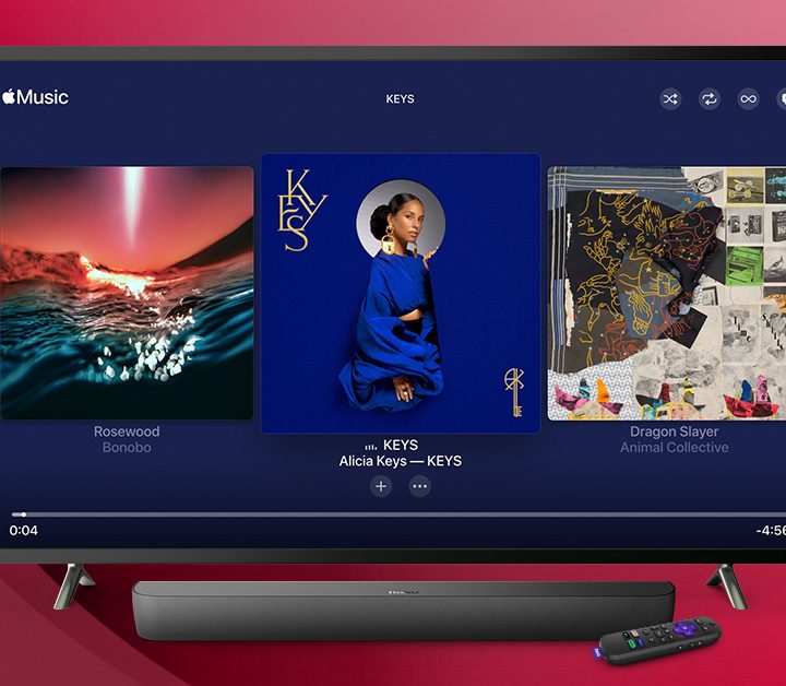 Apple Music on Roku.