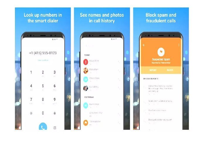 Mr. Number call blocker app.