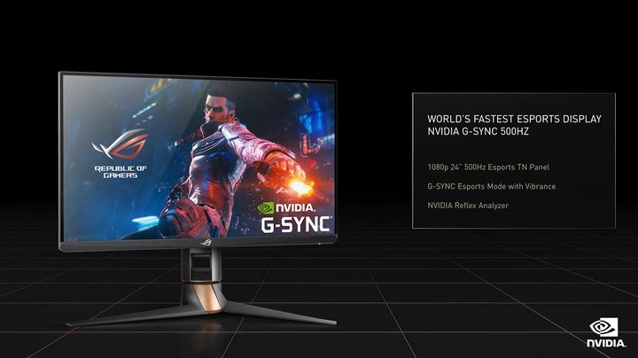 Details on Asus 500Hz gaming monitor.
