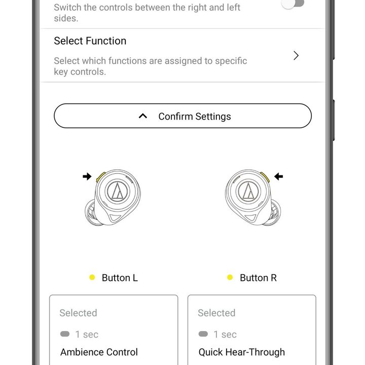 A-T Connect app showing the Key Assign screen.