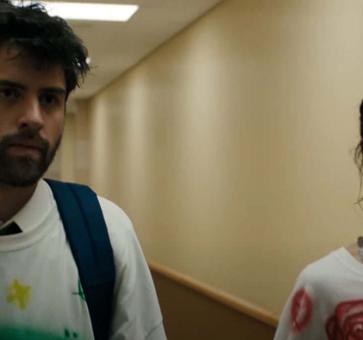 Cooper Raiff and Dakota Johnson in Cha Cha Real Smooth.