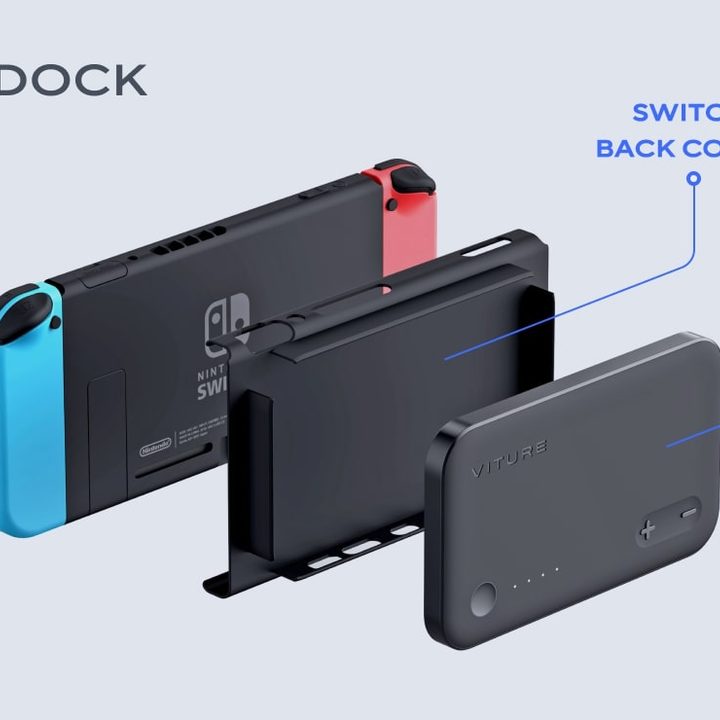 Connecting Switch to Viture One dock.