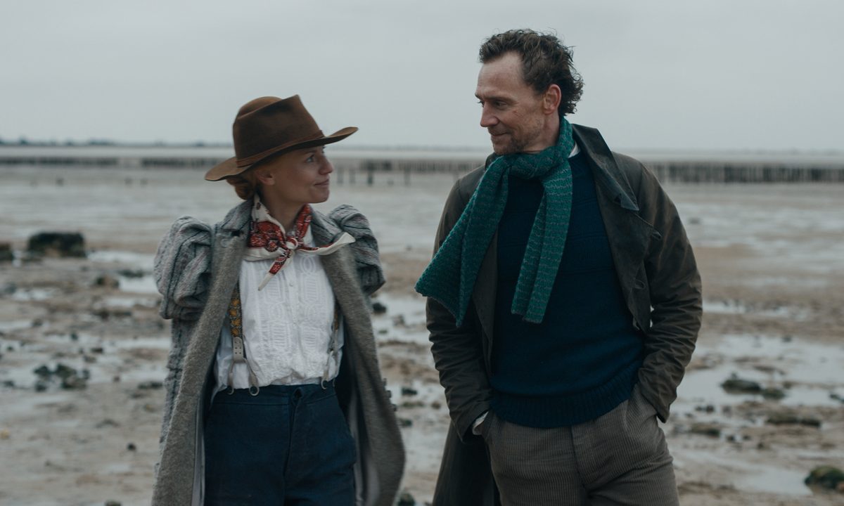 Cora and Will look at each other in The Essex Serpent.